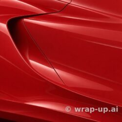 3M 2080 G53 Flame Red vinyl wrap color sample