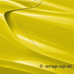 3M 2080 G55 Lucid Yellow vinyl wrap color sample