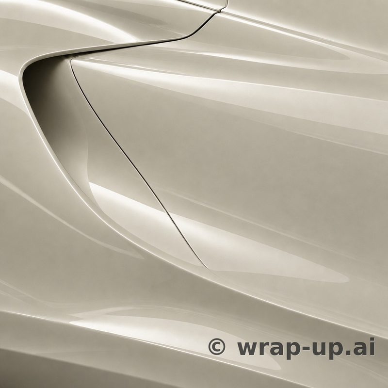 3M 2080 G79 Light Ivory vinyl wrap color sample