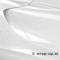 3M 2080 HG10 High Gloss White vinyl wrap color sample