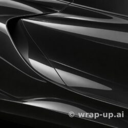 3M 2080 HG12 High Gloss Black vinyl wrap color sample