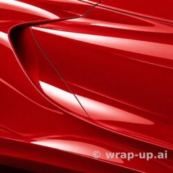 3M 2080 HG13 High Gloss Hot Rot Red vinyl wrap color sample