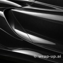 3M 2080 HG212 High Gloss Black Metallic vinyl wrap color sample