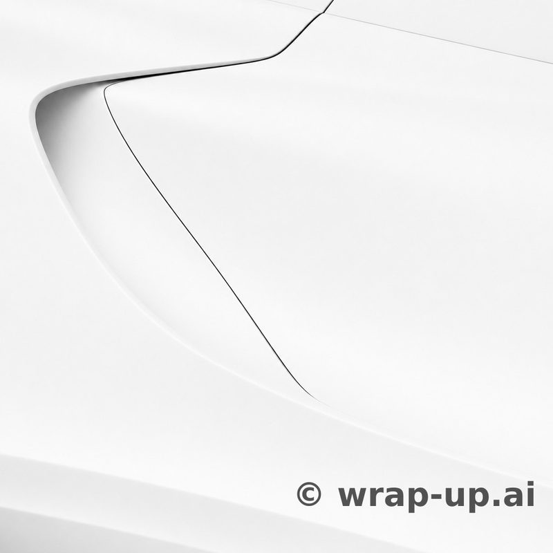 3M 2080 M10 White vinyl wrap color sample