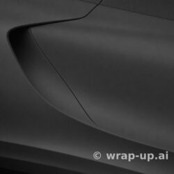 3M 2080 DM12 Dead Black vinyl wrap color sample