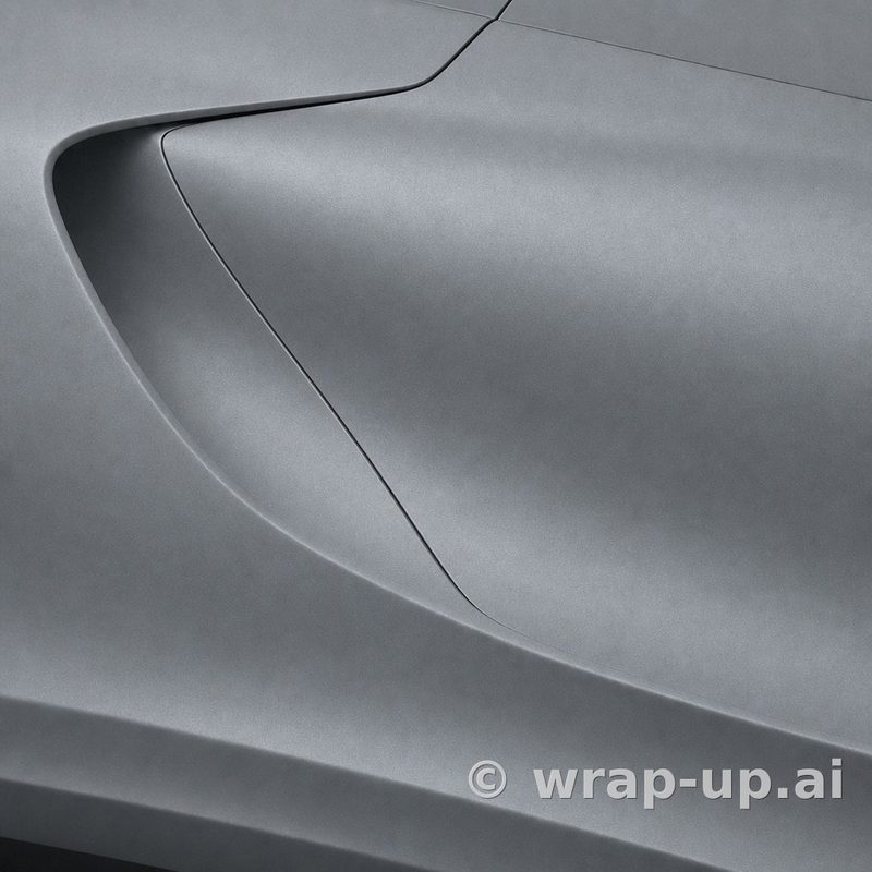 3M 2080 M21 Silver vinyl wrap color sample