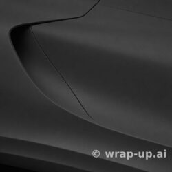 3M 2080 M22 Deep Black vinyl wrap color sample