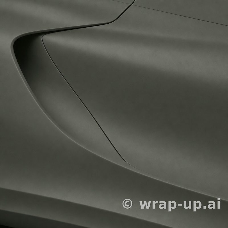 3M 2080 M26 Military Green vinyl wrap color sample
