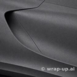 3M 2080 M261 Matte Dark Grey vinyl wrap color sample