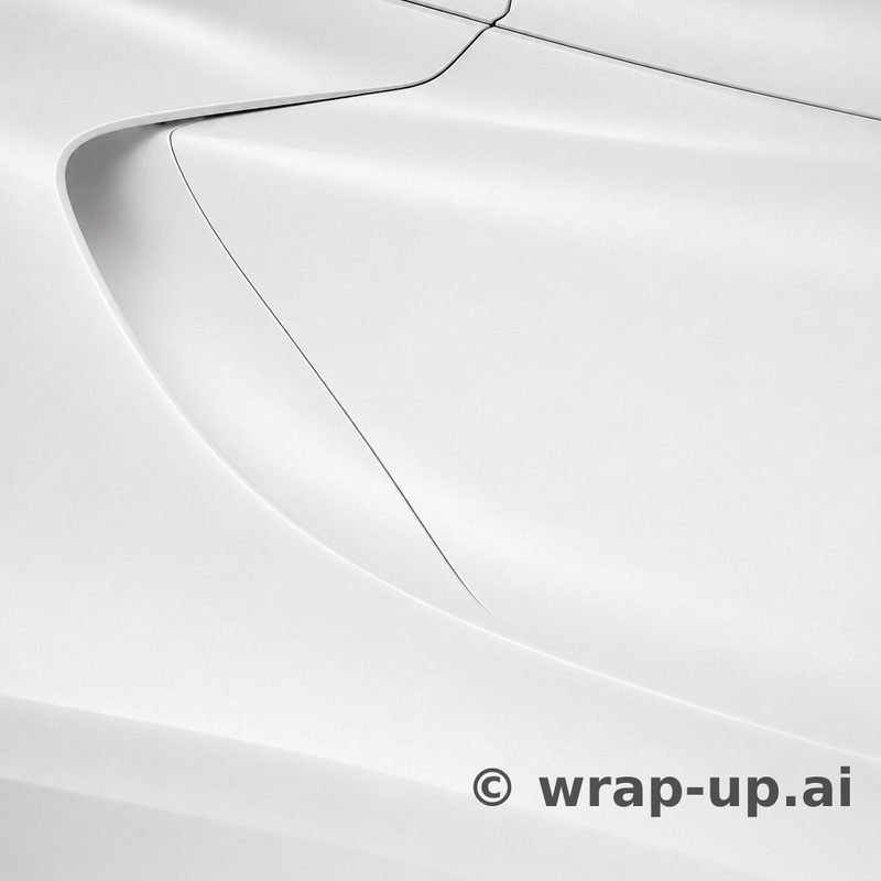 3M 2080 S10 White vinyl wrap color sample