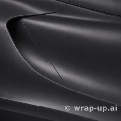 3M 2080 S12 Satin Black vinyl wrap color sample
