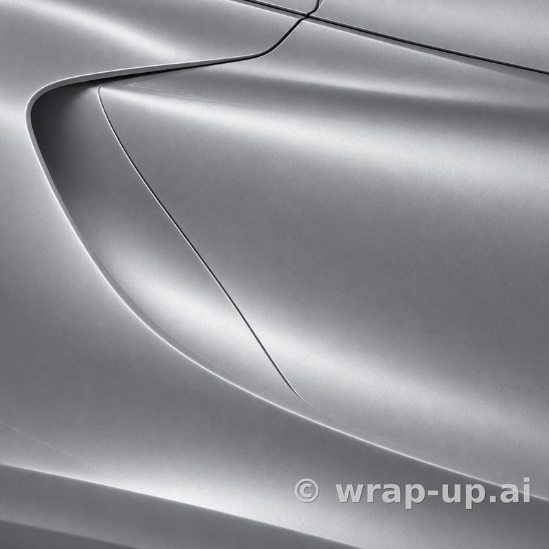 3M 2080 S120 White Aluminum vinyl wrap color sample