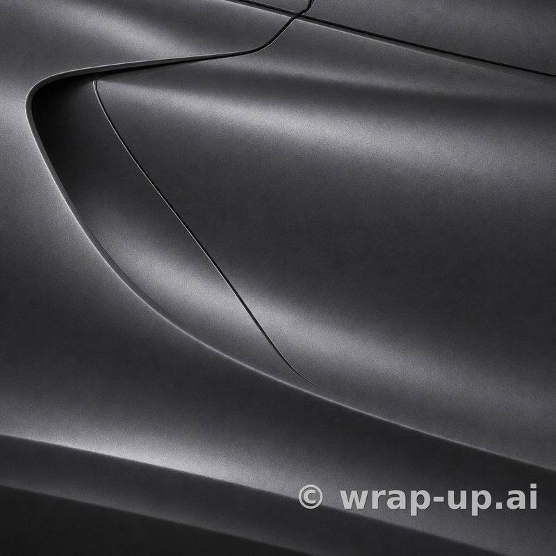 3M 2080 S261 Satin Dark Gray vinyl wrap color sample