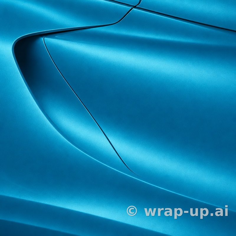 3M 2080 S327 Ocean Shimmer vinyl wrap color sample
