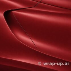 3M 2080 S363 Satin Smoldering Red vinyl wrap color sample