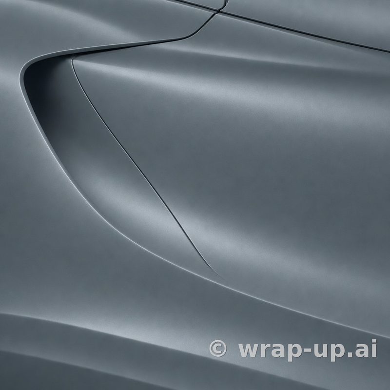 3M 2080 S51 Battleship Gray vinyl wrap color sample
