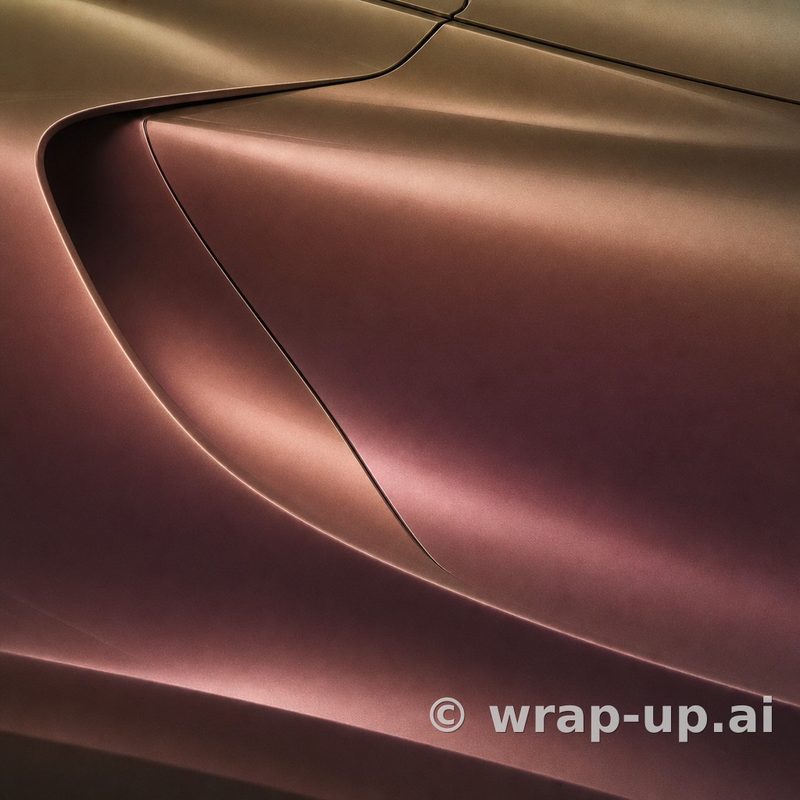 3M 2080 SP236 Flip Volcanic Flare vinyl wrap color sample