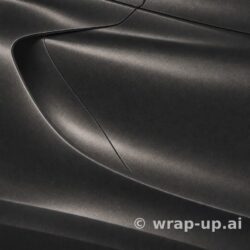 3M 2080 SP242 Satin Gold Dust Black vinyl wrap color sample