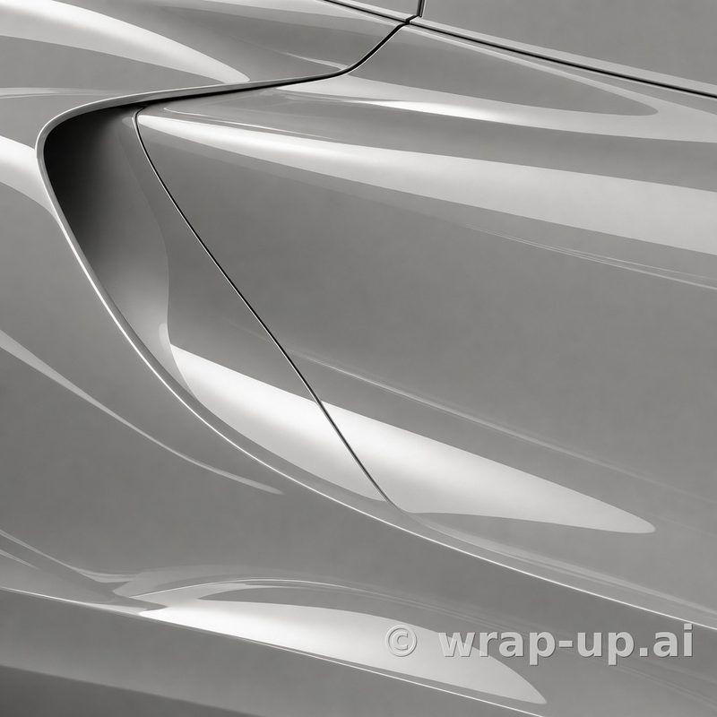 Inozetek Vinyl SG003 Gloss CHALK GRAY vinyl wrap color sample