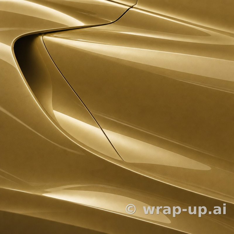 Orafol 970RA 996G glossy champagne myst vinyl wrap color sample