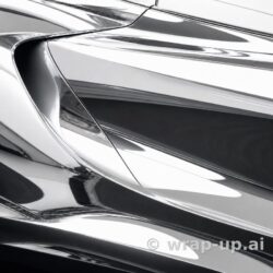 Avery SW900 843 Silver chrome vinyl wrap color sample