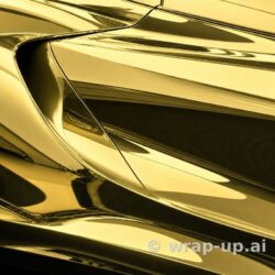 Avery SW900 604 Gold chrome vinyl wrap color sample