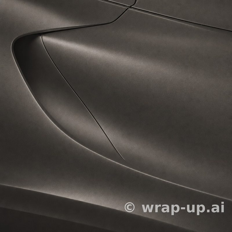 Avery SW900 871 Metallic Dark Basalt vinyl wrap color sample