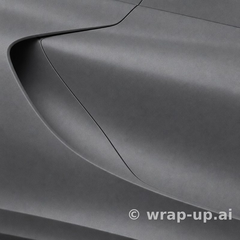 Avery SW900 858 Metallic Anthracite vinyl wrap color sample
