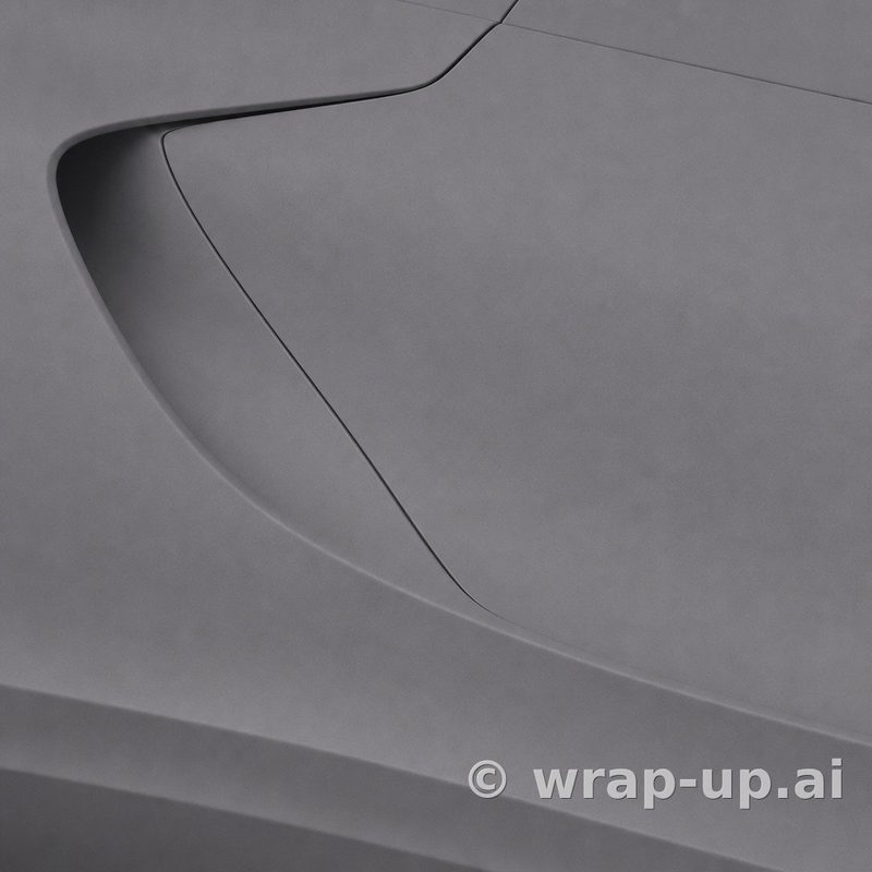 Avery SW900 856 Dark Grey vinyl wrap color sample