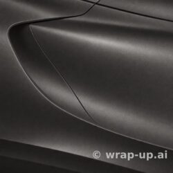 Avery SW900 823 Metallic Black Rock Grey vinyl wrap color sample