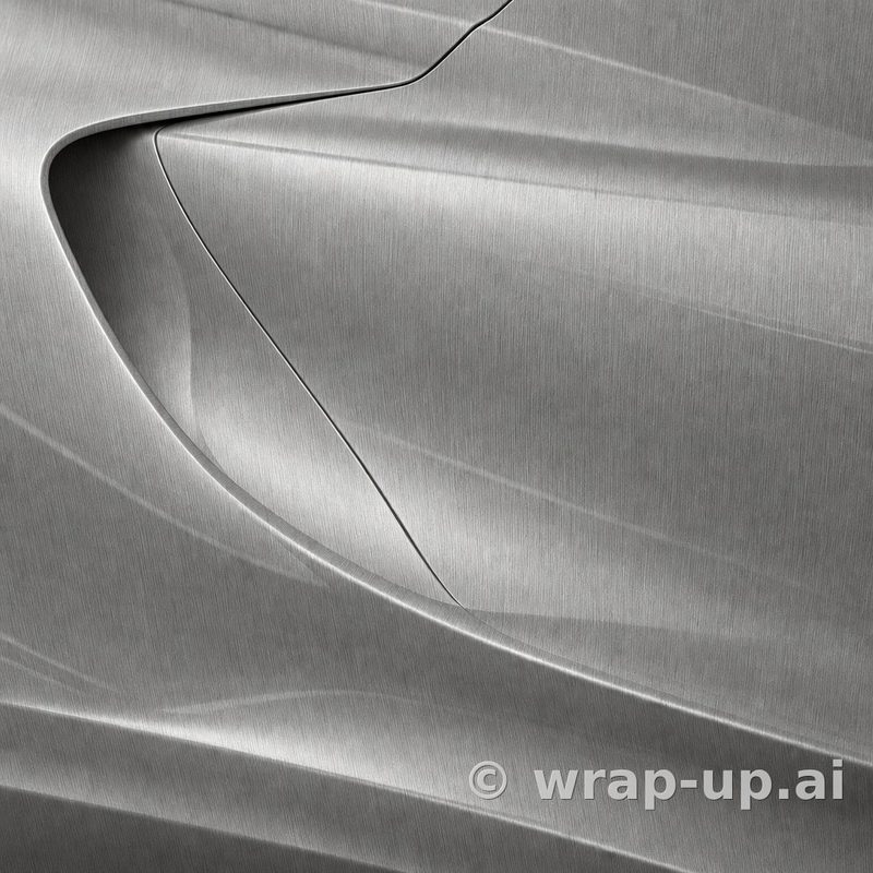Avery SW900 802 Brushed Titanium vinyl wrap color sample