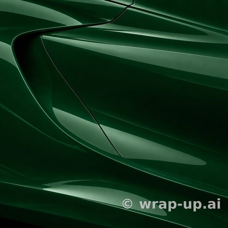 Avery SW900 792 Dark Green vinyl wrap color sample