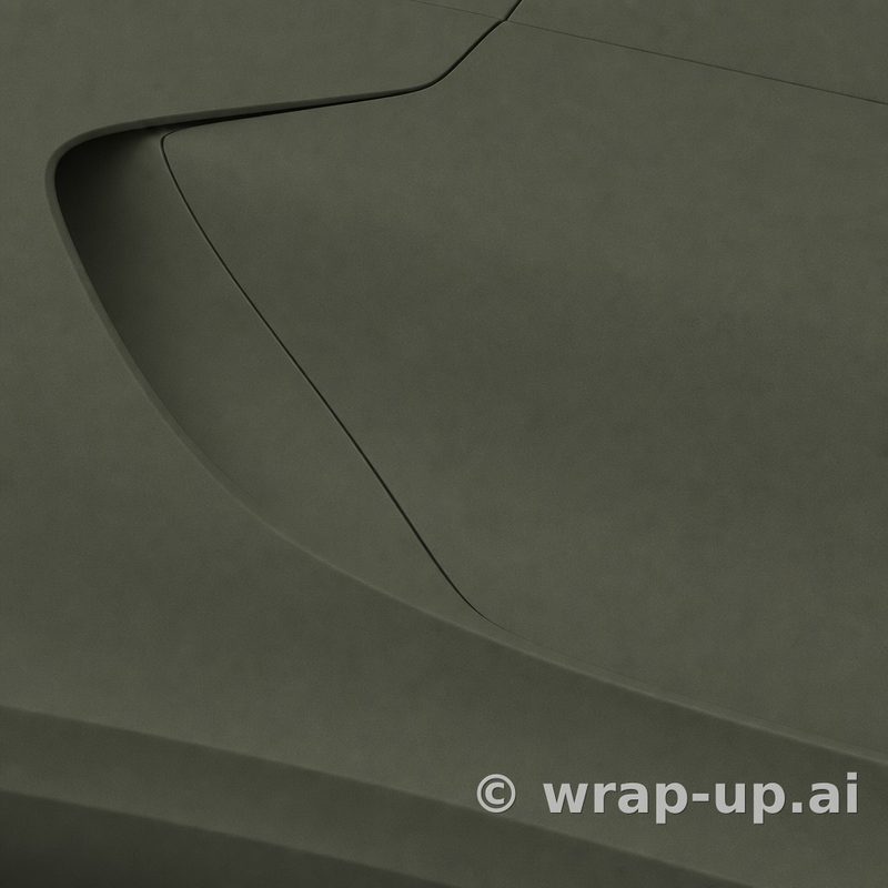 Avery SW900 732 Olive Green vinyl wrap color sample