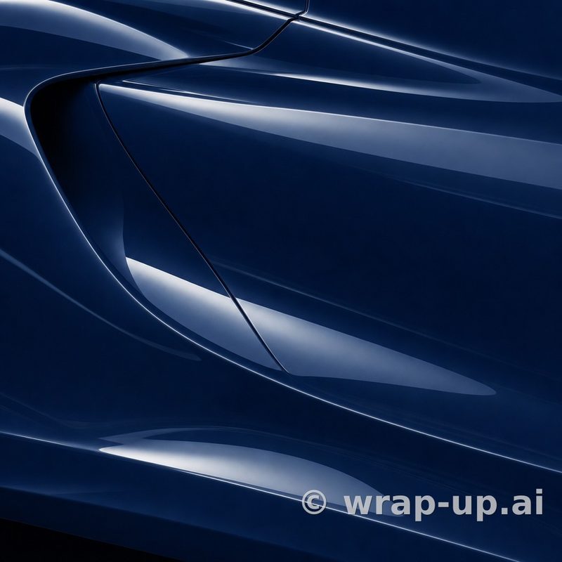 Avery SW900 699 Indigo Blue vinyl wrap color sample