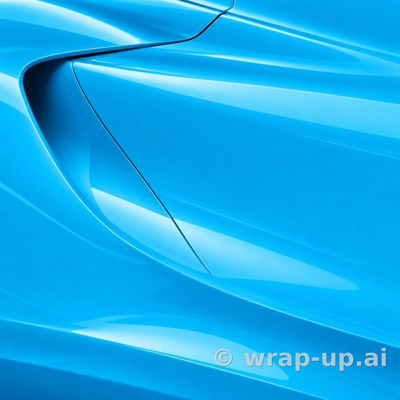 Avery SW900 632 Light Blue vinyl wrap color sample