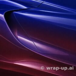 Avery SW900 552 Gloss Roaring Thunder vinyl wrap color sample
