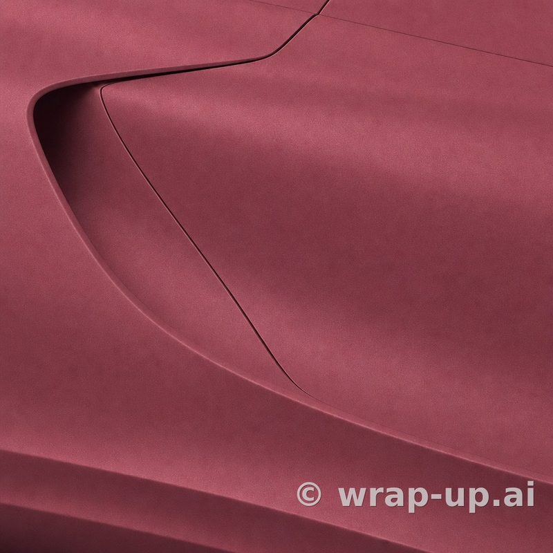 Avery SW900 520 Metallic Pink vinyl wrap color sample