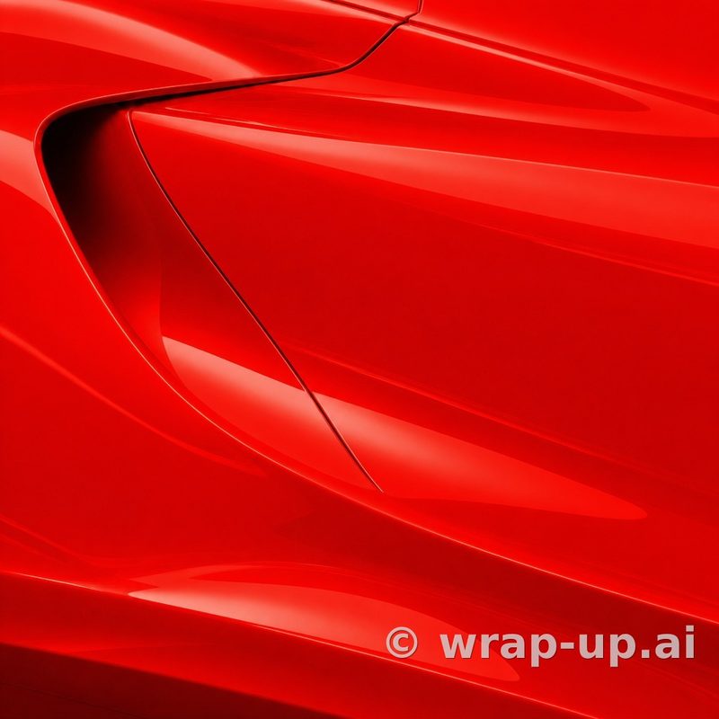 Avery SW900 433 Cardinal Red vinyl wrap color sample