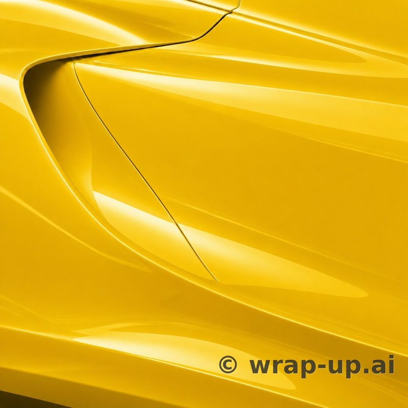 Avery SW900 249 Dark Yellow vinyl wrap color sample
