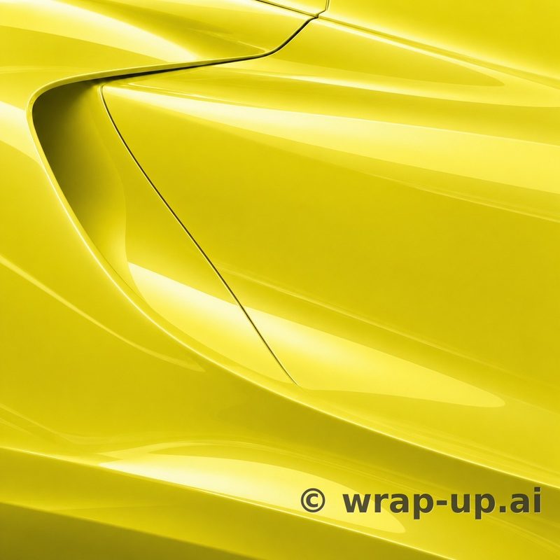 Avery SW900 236 Ambulance Yellow vinyl wrap color sample