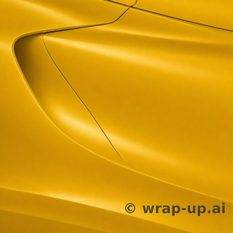 Avery SW900 224 Yellow vinyl wrap color sample