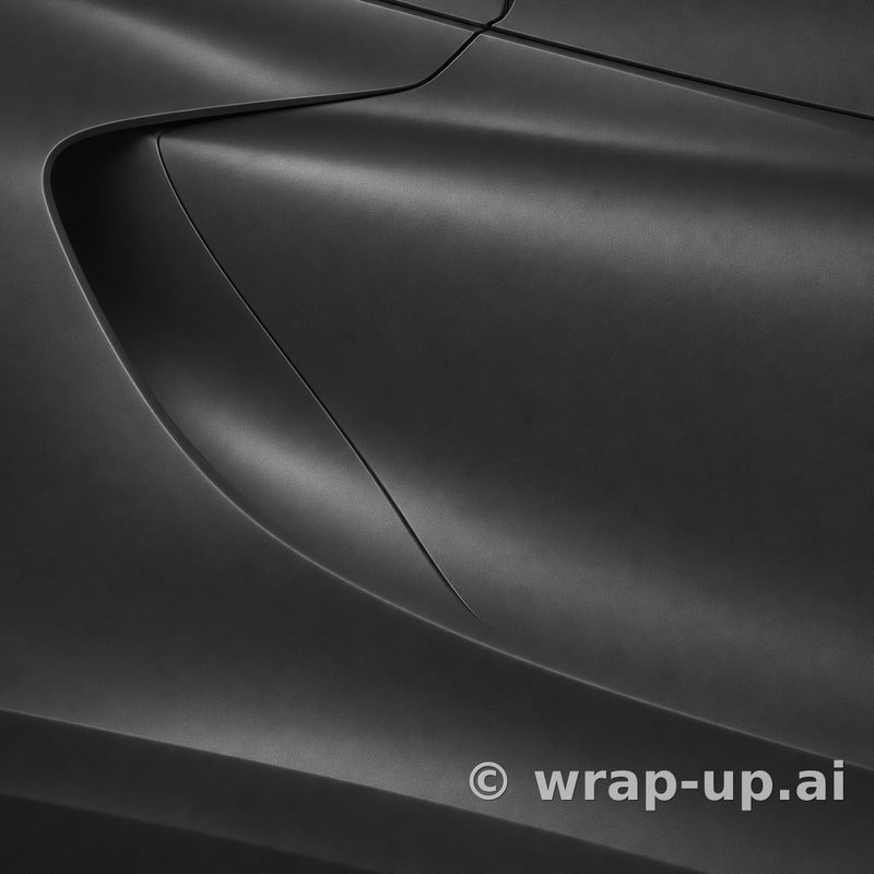 Avery SW900 197 Black vinyl wrap color sample