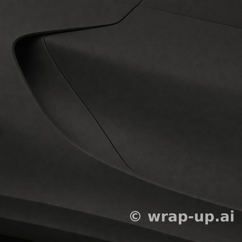 Avery SW900 180 Black vinyl wrap color sample