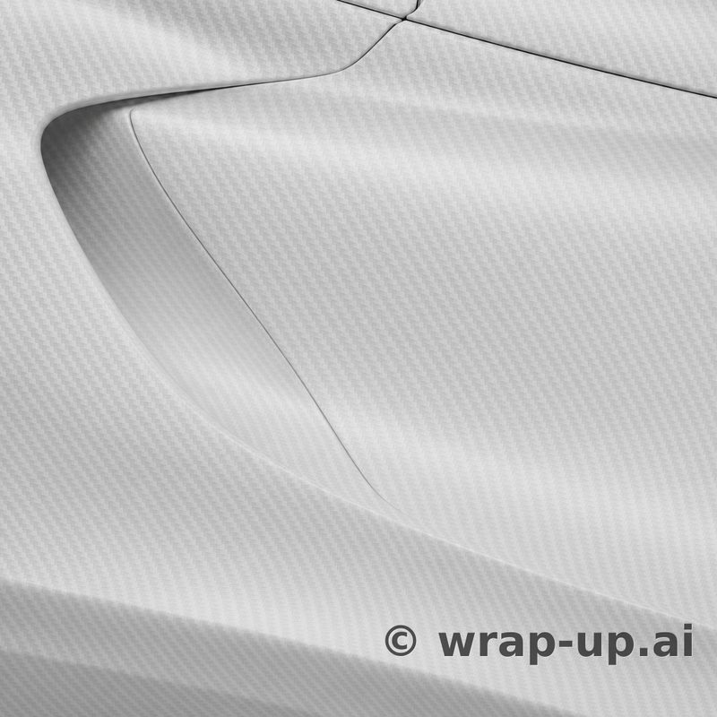 Avery SW900 115 Carbon Fiber White vinyl wrap color sample