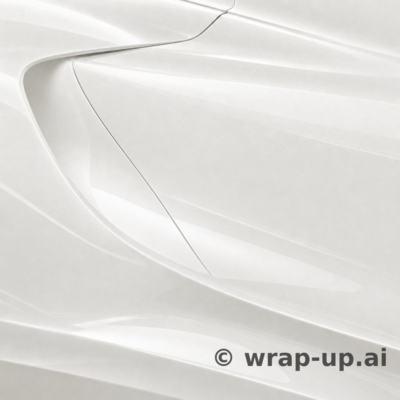 Avery SW900 109 Gloss White Pearl vinyl wrap color sample