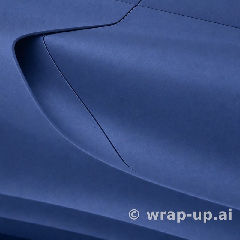Avery SW900 671 Metallic Brilliant Blue vinyl wrap color sample