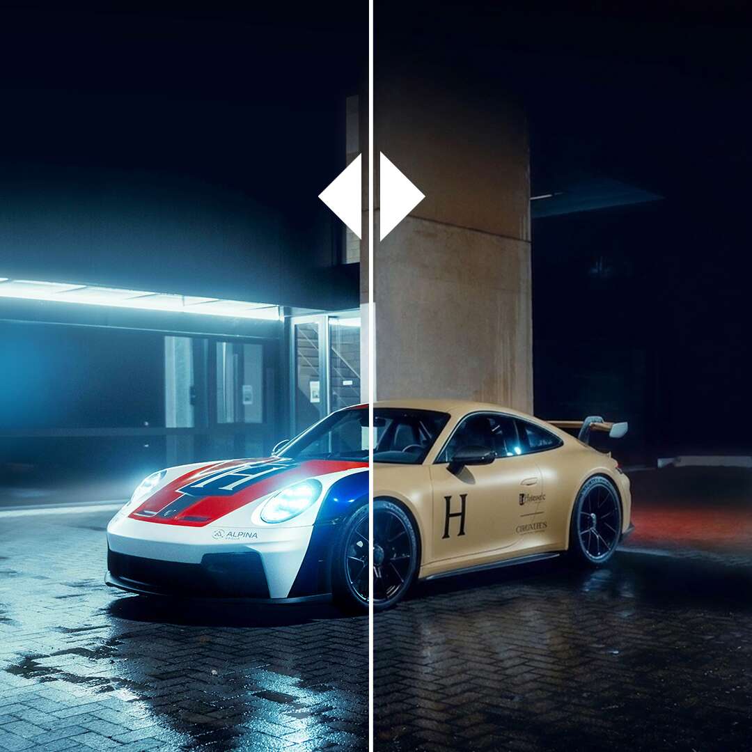 AI car wrap color visualizer