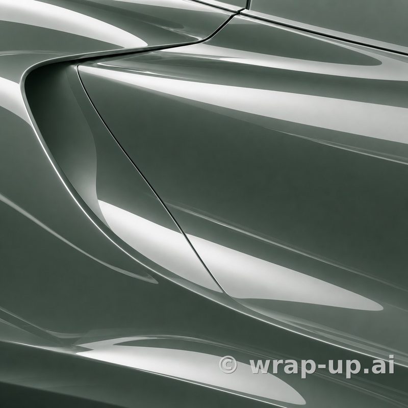3M 2080 HG36 High Gloss Mantis Green vinyl wrap color sample