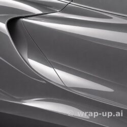 3M 2080 HG61 High Gloss Nardo Grey vinyl wrap color sample