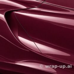 3M 2080 HG73 High Gloss Ruby Rosso vinyl wrap color sample